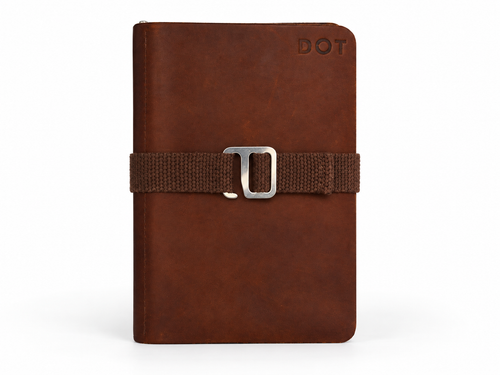 DOT Leather Smart Notebook Front